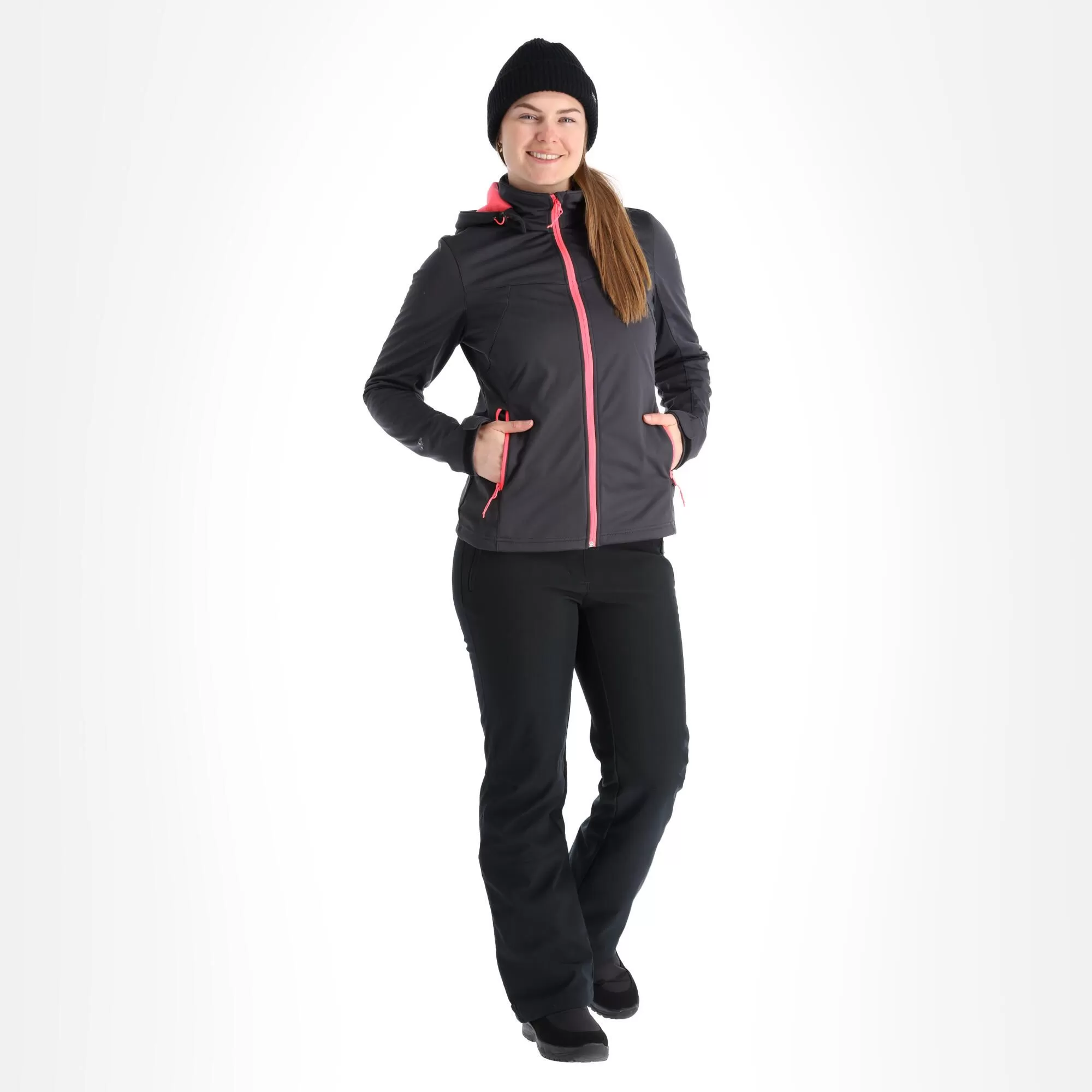 Icepeak, Boise Softshell Ski Jacket Women Grey 3 Icepeak, Boise Softshell Ski Jacket Women Grey