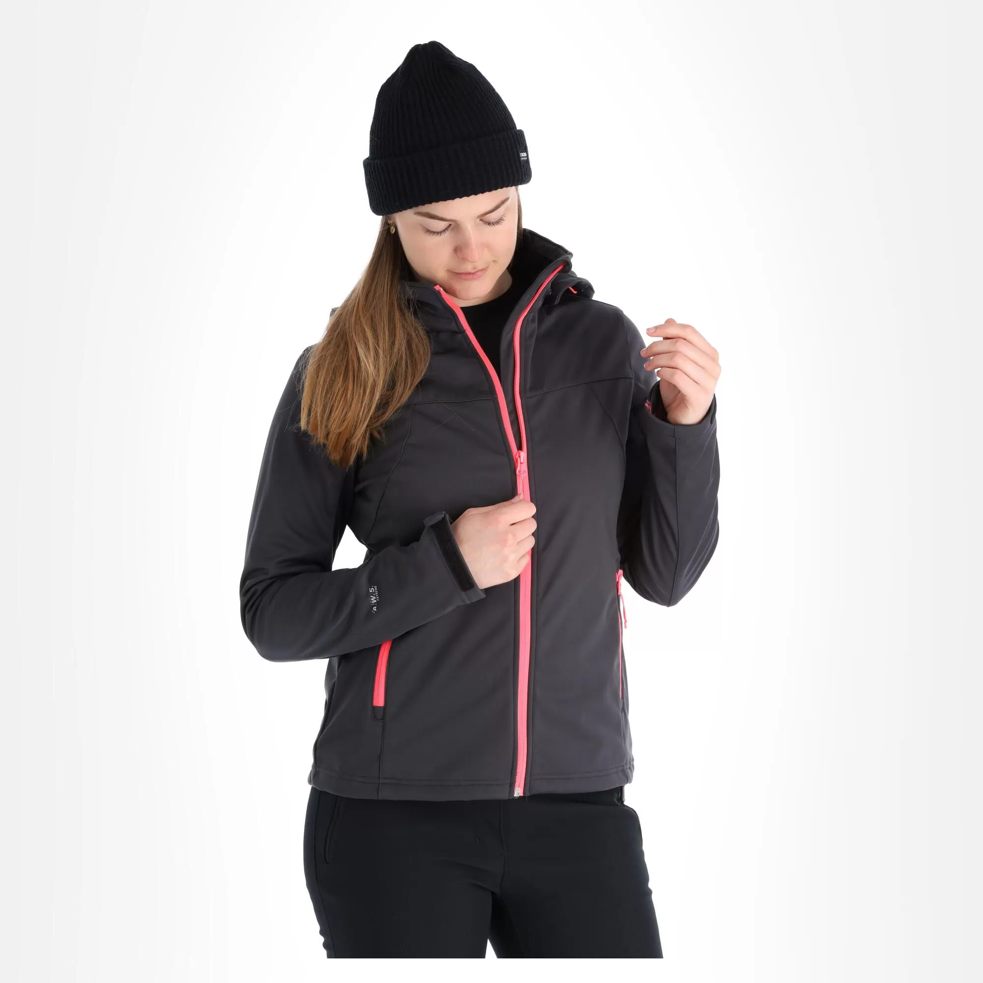Icepeak, Boise Softshell Ski Jacket Women Grey 6 Icepeak, Boise Softshell Ski Jacket Women Grey - Image 4