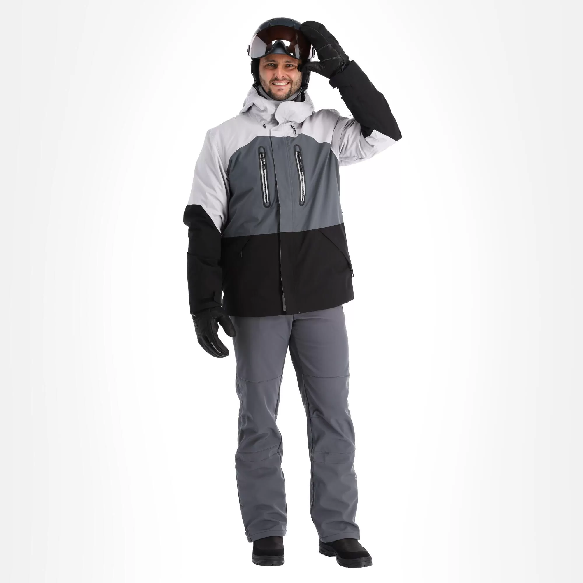 Icepeak, Carbon Ski Jacket Men Light Grey 3 Icepeak, Carbon Ski Jacket Men Light Grey