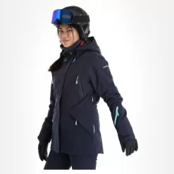 Icepeak, Clover Ski Jacket Women Dark Blue -Ski Online Store icepeak clover aa jas gevoerd dames dark blauw 22icepe204v2 BI 04
