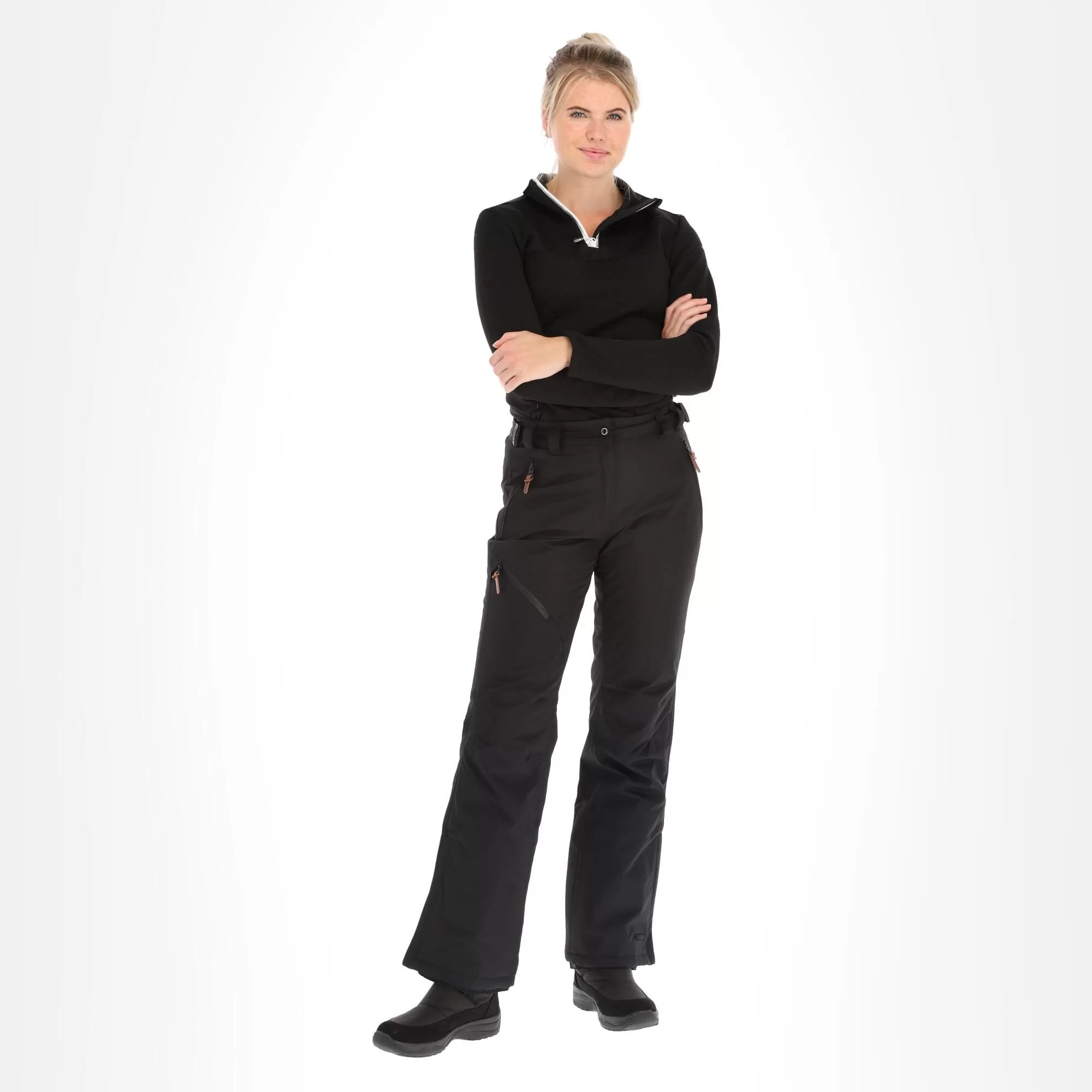 Icepeak, Curlew Ski Pants Women Black 3 Icepeak, Curlew Ski Pants Women Black