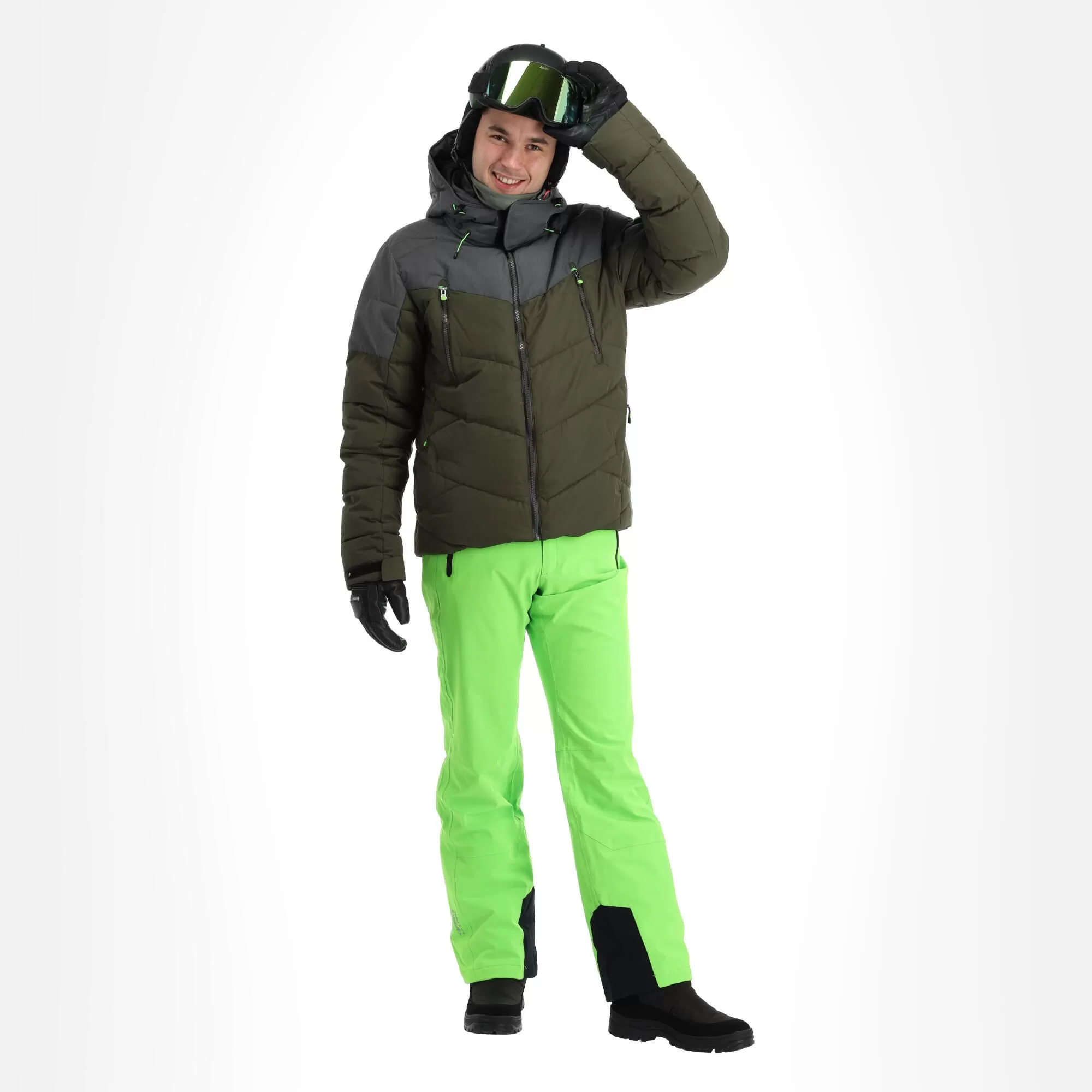 Icepeak, Eastham Ski Jacket Men Dark Olive Green 3 Icepeak, Eastham Ski Jacket Men Dark Olive Green