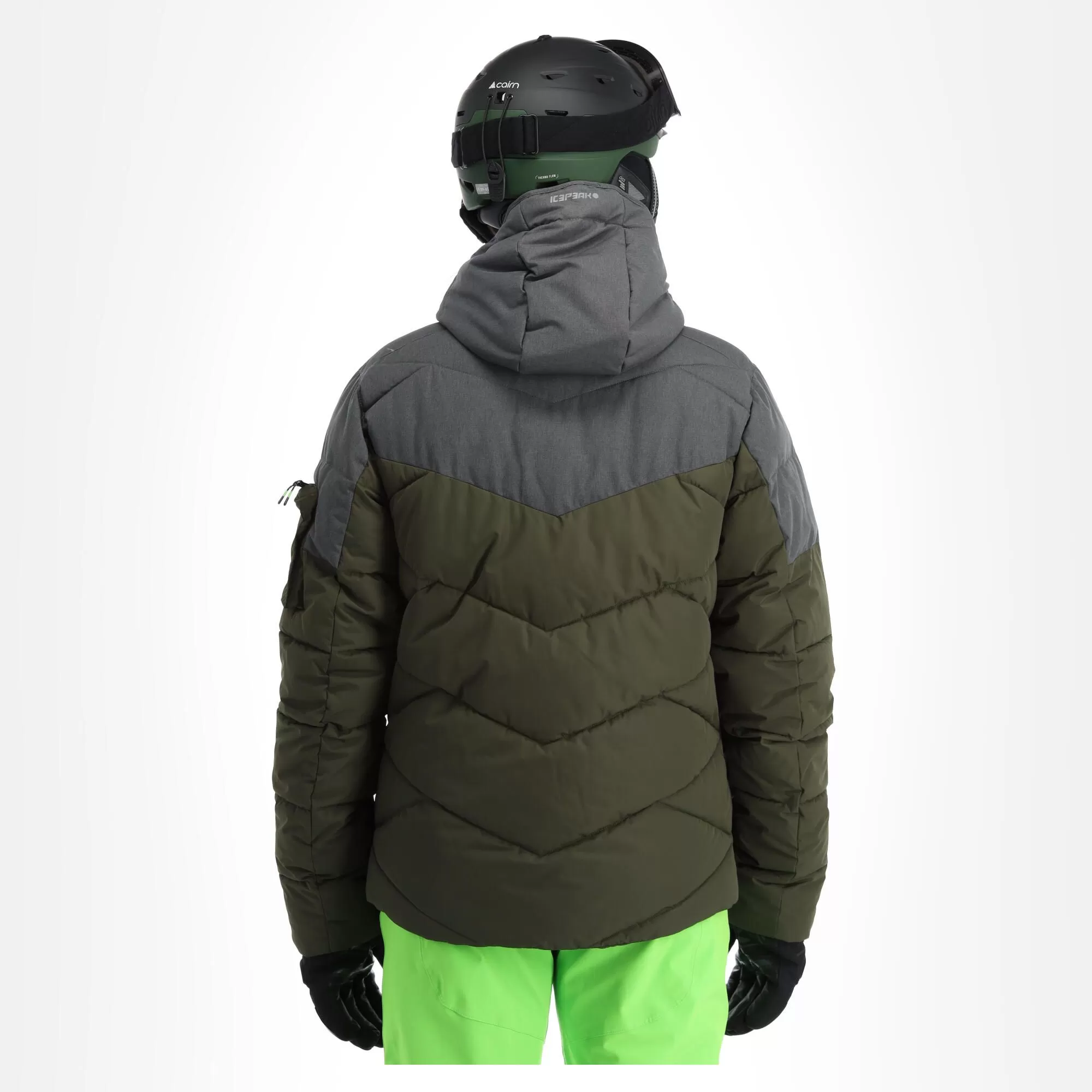 Icepeak, Eastham Ski Jacket Men Dark Olive Green 5 Icepeak, Eastham Ski Jacket Men Dark Olive Green - Image 3