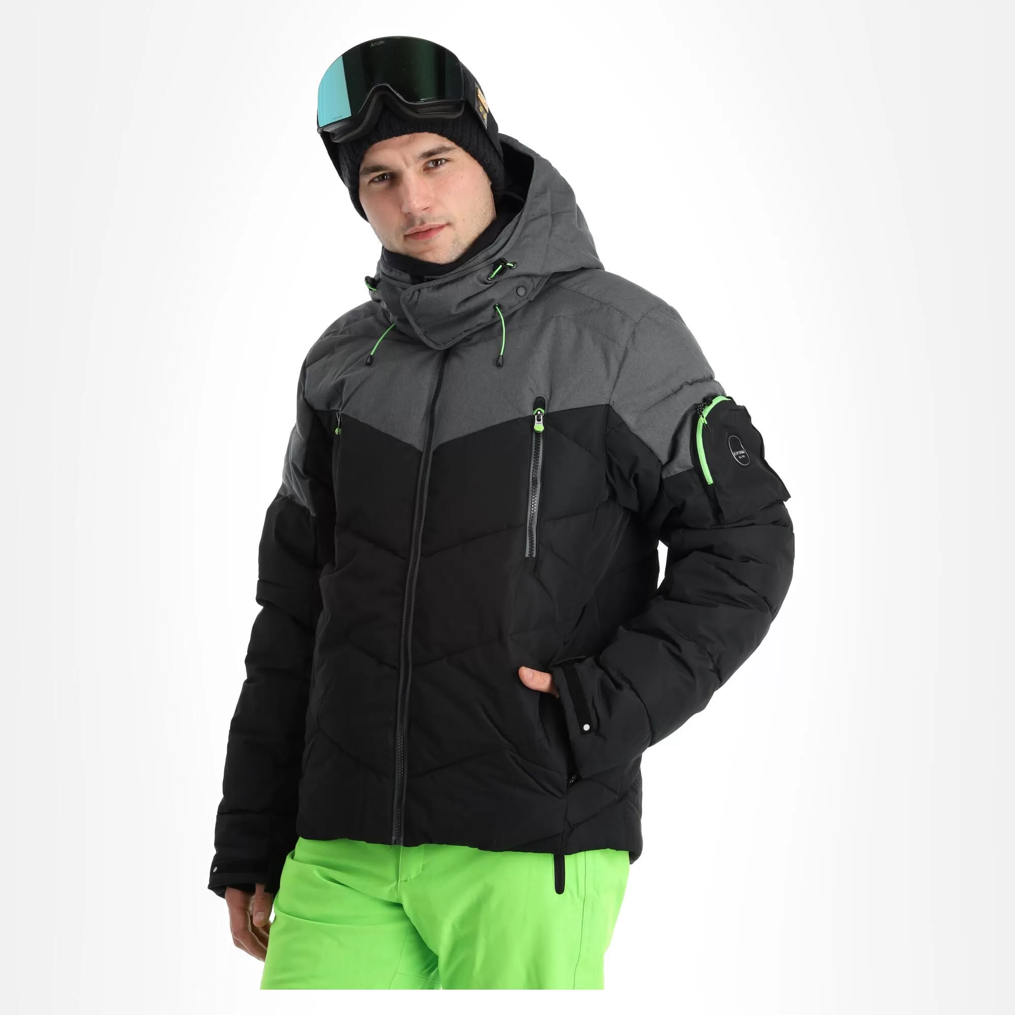 Icepeak, Eastham Ski Jacket Men Black 4 Icepeak, Eastham Ski Jacket Men Black - Image 2