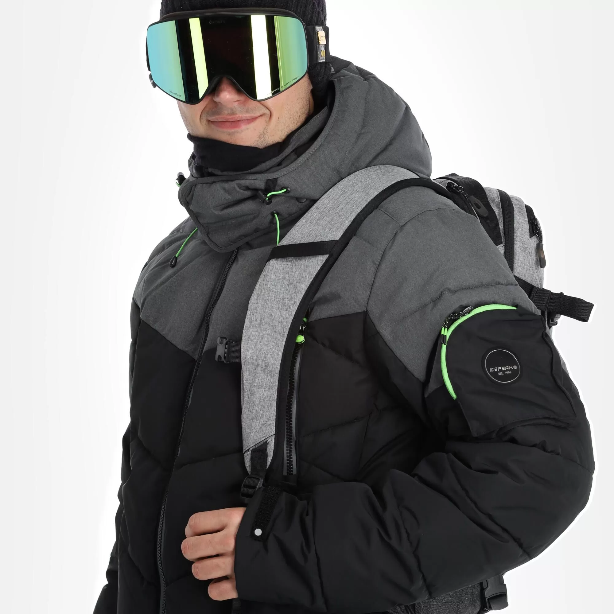 Icepeak, Eastham Ski Jacket Men Black 7 Icepeak, Eastham Ski Jacket Men Black - Image 5
