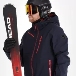 Icepeak, Edmonton Ski Jacket Men Dark Blue -Ski Online Store icepeak edmonton aa jas gevoerd heren dark blauw 22icepe248v3 BI 05