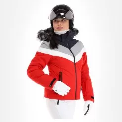 Icepeak, Electra Ski Jacket Women Classic Red -Ski Online Store icepeak electra aa jas gevoerd dames classic rood 22icepe202v3 BI 04