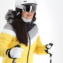 Icepeak, Electra Ski Jacket Women Light Yellow -Ski Online Store icepeak electra aa jas gevoerd dames light geel 22icepe202v4 BI 05