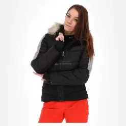 Icepeak, Electra, Ski Jacket, Women, Black -Ski Online Store icepeak electra ski jas dames zwart 02.2794