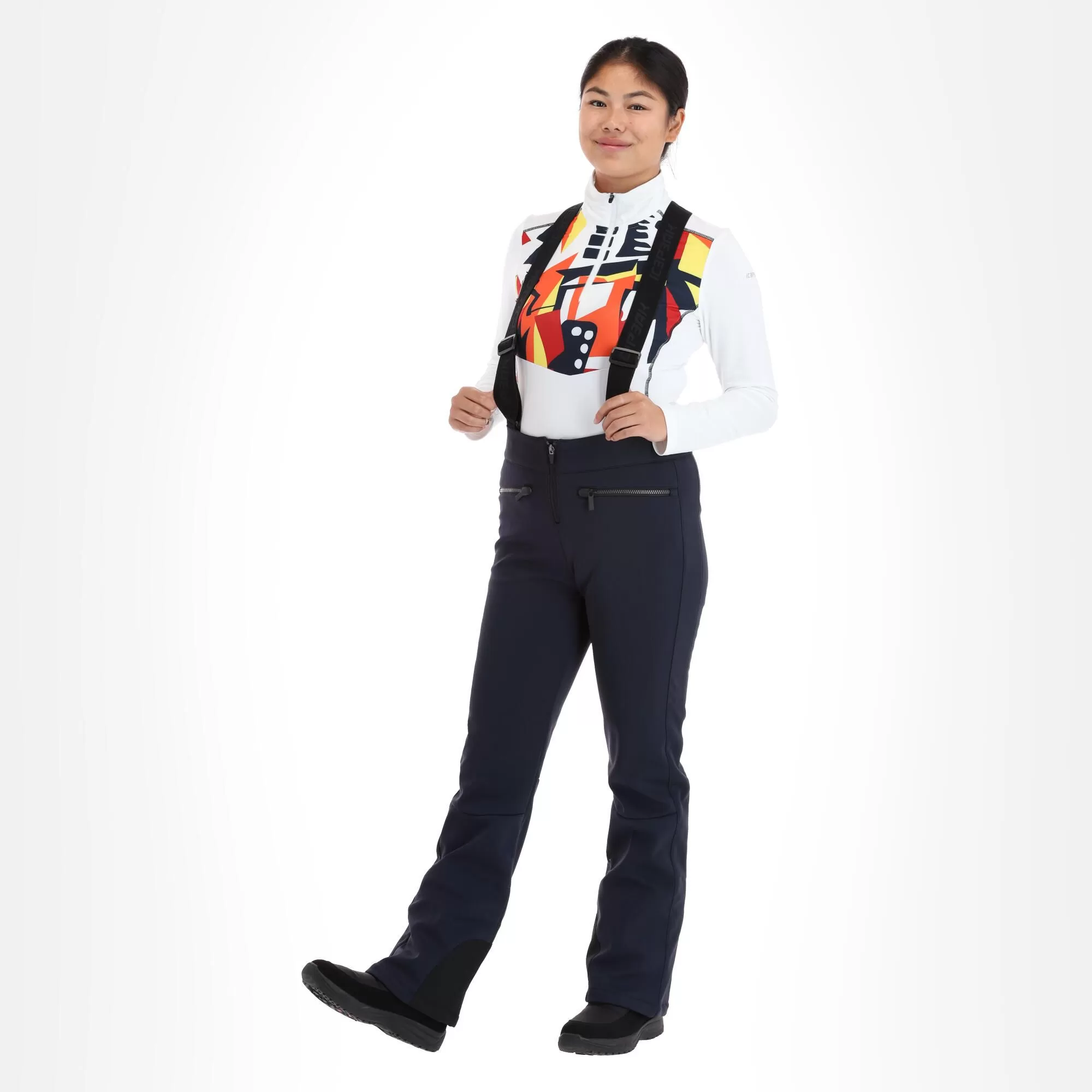 Icepeak, Ellsworth Softshell Ski Pants Women Dark Blue 3 Icepeak, Ellsworth Softshell Ski Pants Women Dark Blue