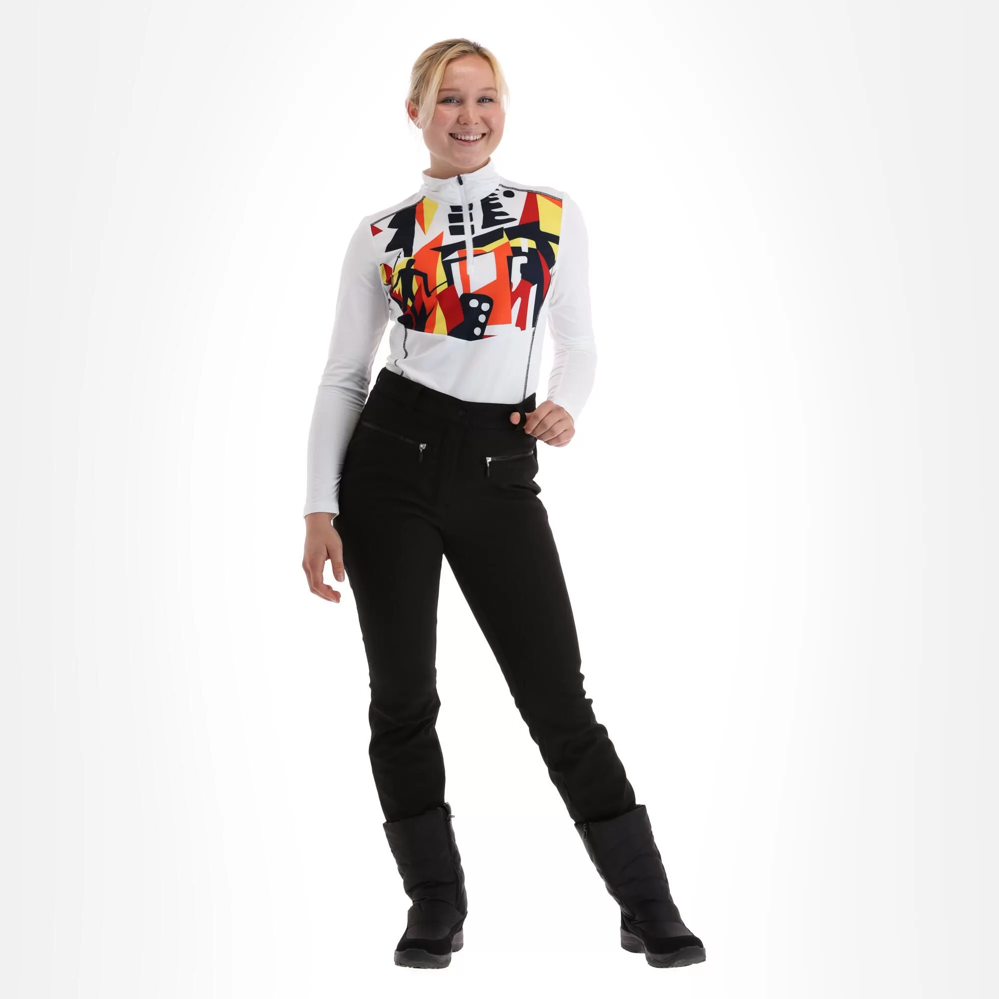 Icepeak, Enigma Softshell Ski Pants Women Black 3 Icepeak, Enigma Softshell Ski Pants Women Black