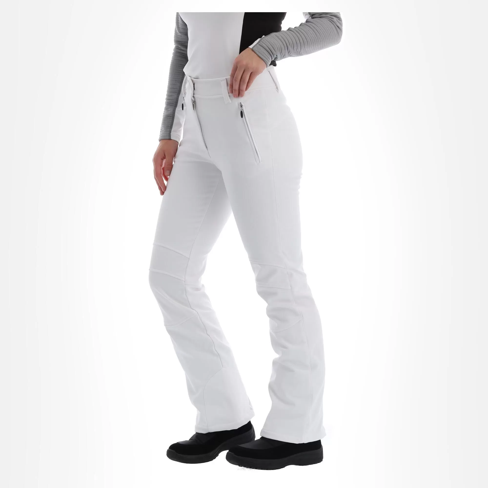 Icepeak, Entiat Softshell Ski Pants Women Optic White 4 Icepeak, Entiat Softshell Ski Pants Women Optic White - Image 2