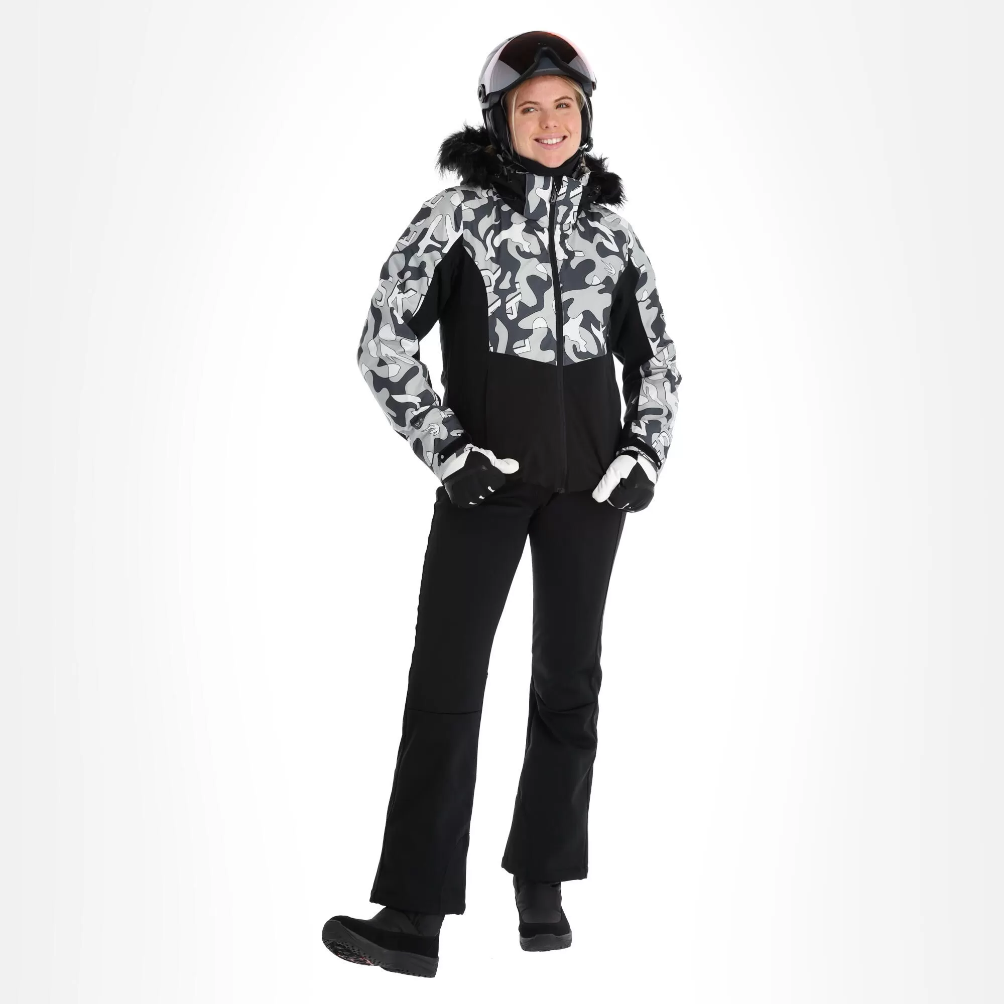 Icepeak, Erbach Ski Jacket Women Granite Grey 3 Icepeak, Erbach Ski Jacket Women Granite Grey