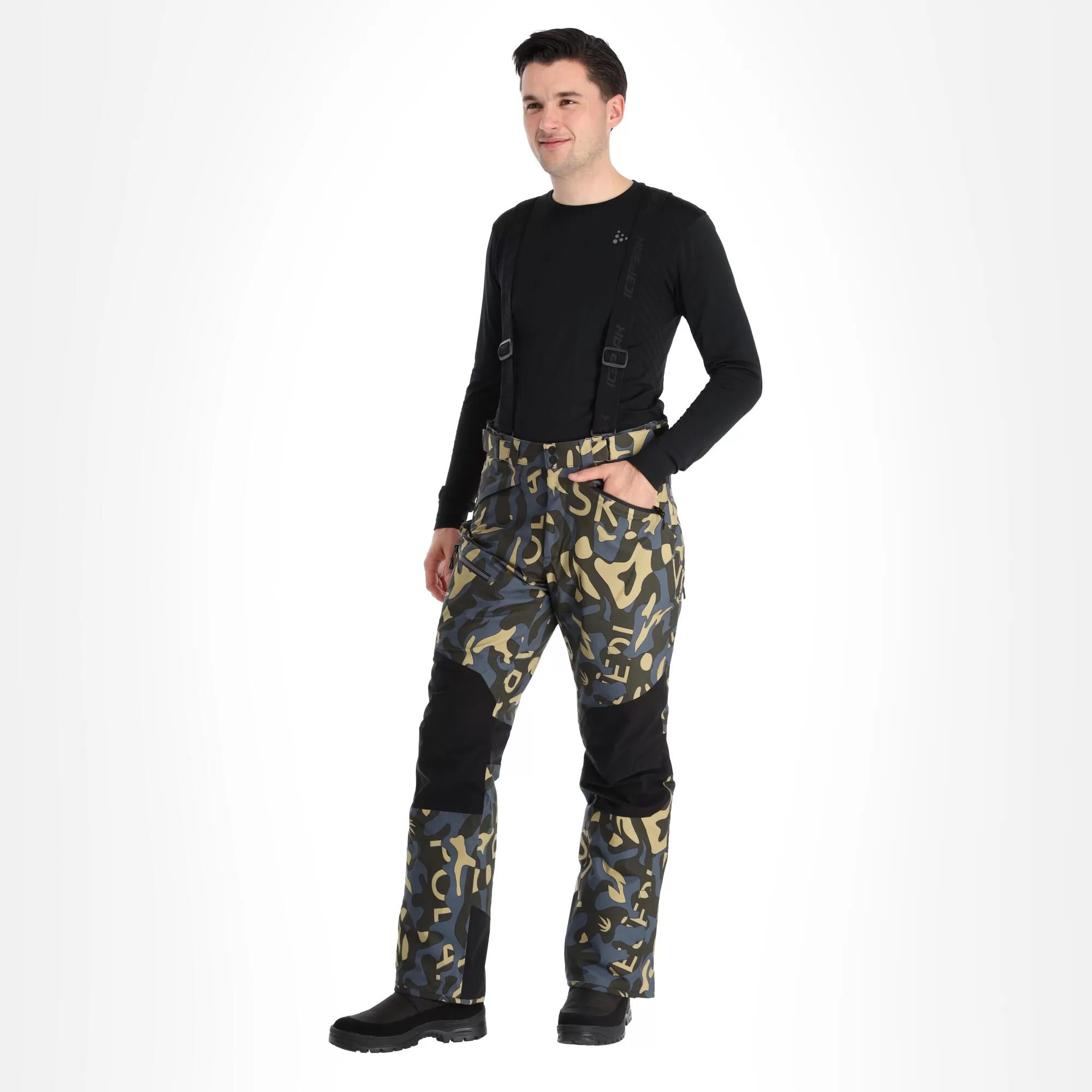 Icepeak, Ferrara Ski Pants Men Dark Olive Green 3 Icepeak, Ferrara Ski Pants Men Dark Olive Green