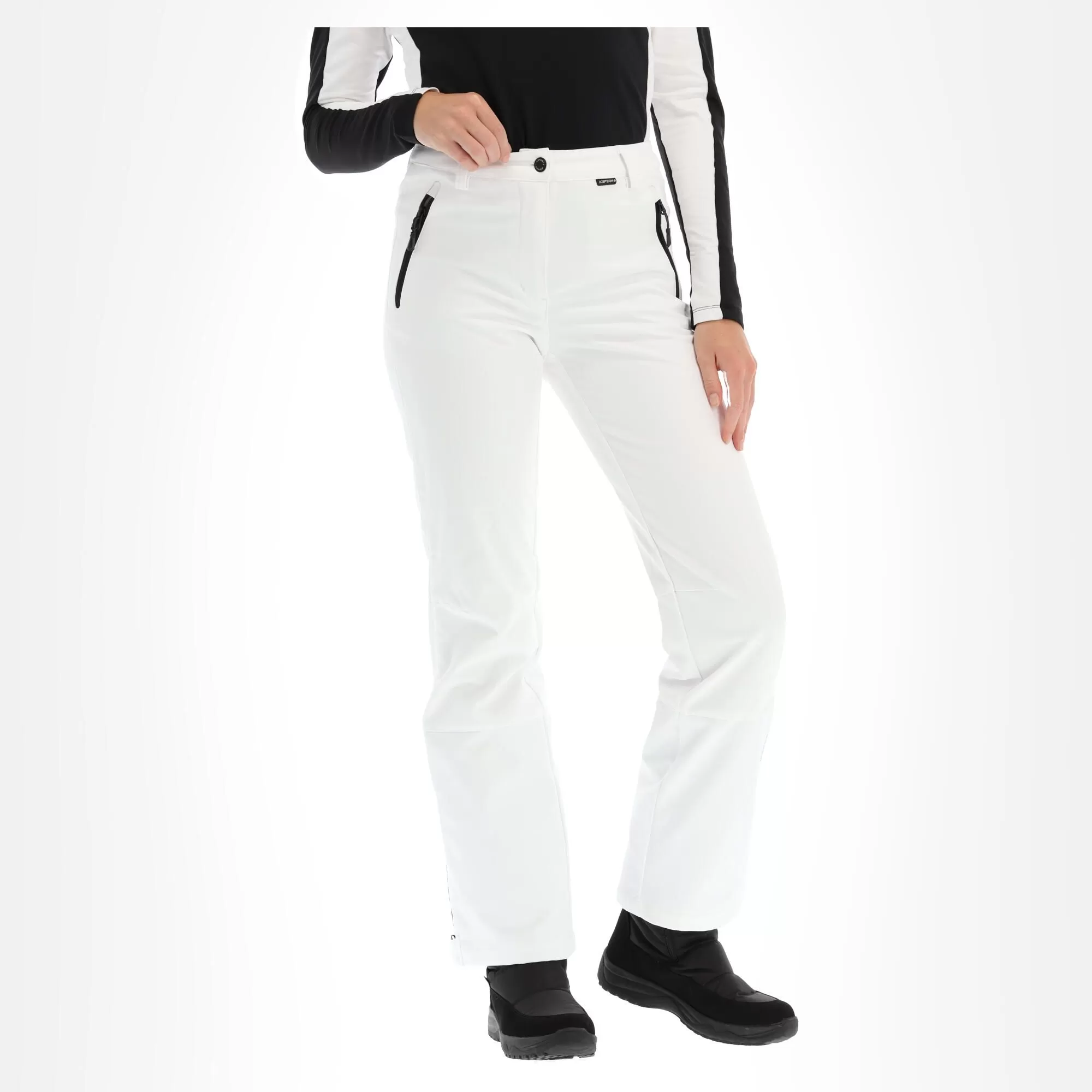 Icepeak, Frechen Softshell Ski Pants Women Optic White 6 Icepeak, Frechen Softshell Ski Pants Women Optic White - Image 4
