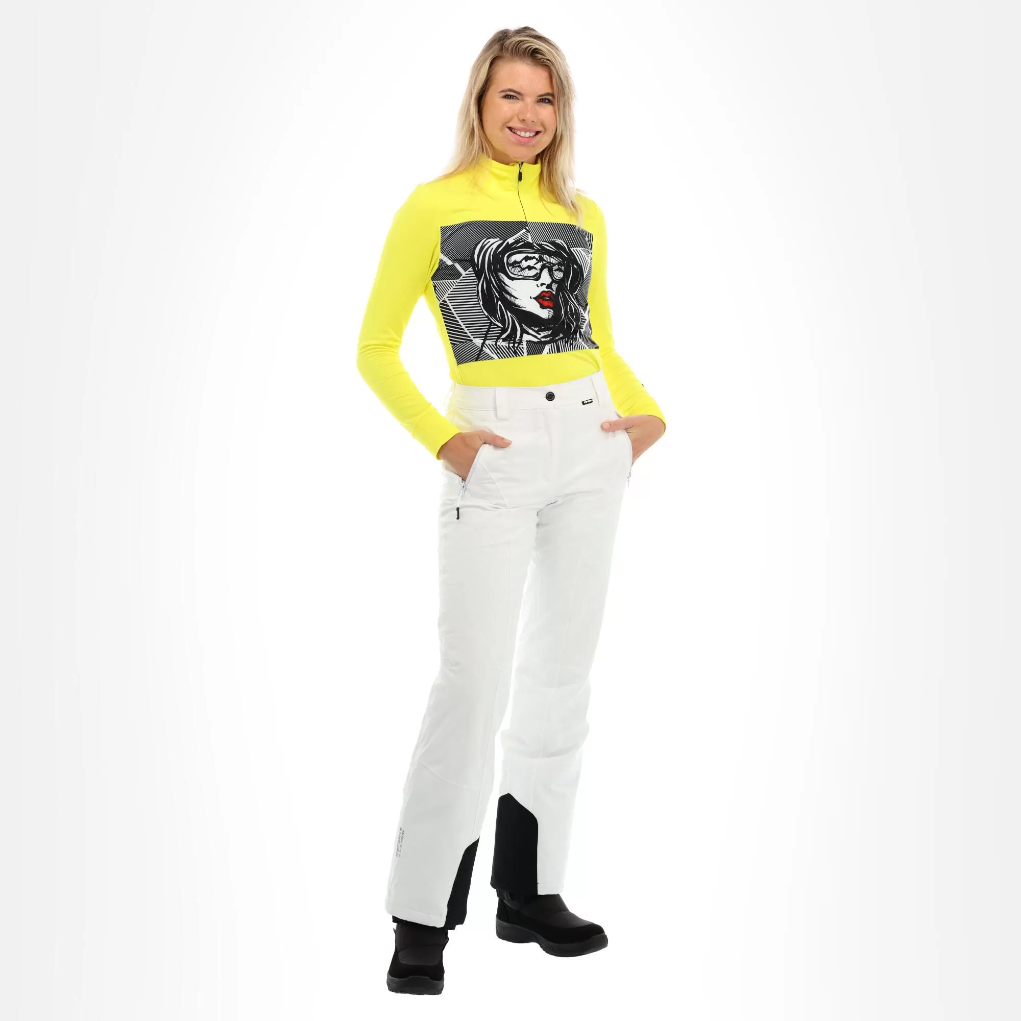 Icepeak, Freyung Ski Pants Women Optic White 3 Icepeak, Freyung Ski Pants Women Optic White