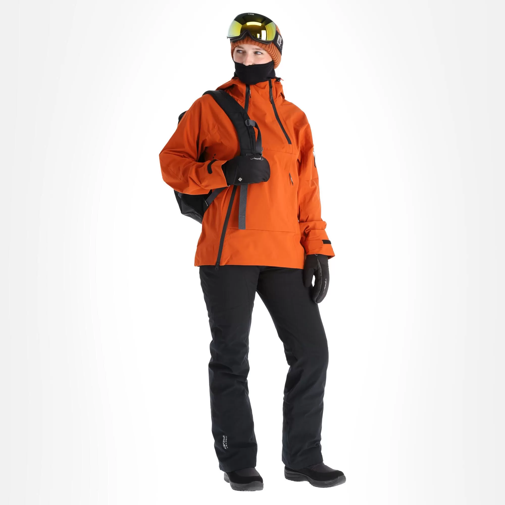 Icepeak, Manteno Hardshell Ski Jacket Women Rust Brown 3 Icepeak, Manteno Hardshell Ski Jacket Women Rust Brown