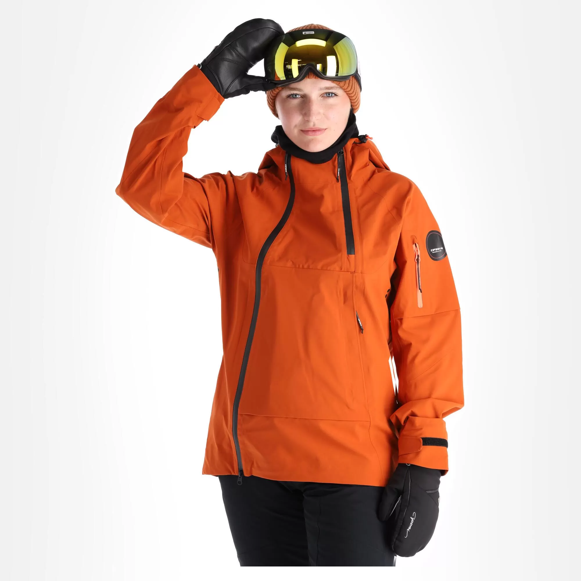 Icepeak, Manteno Hardshell Ski Jacket Women Rust Brown 4 Icepeak, Manteno Hardshell Ski Jacket Women Rust Brown - Image 2