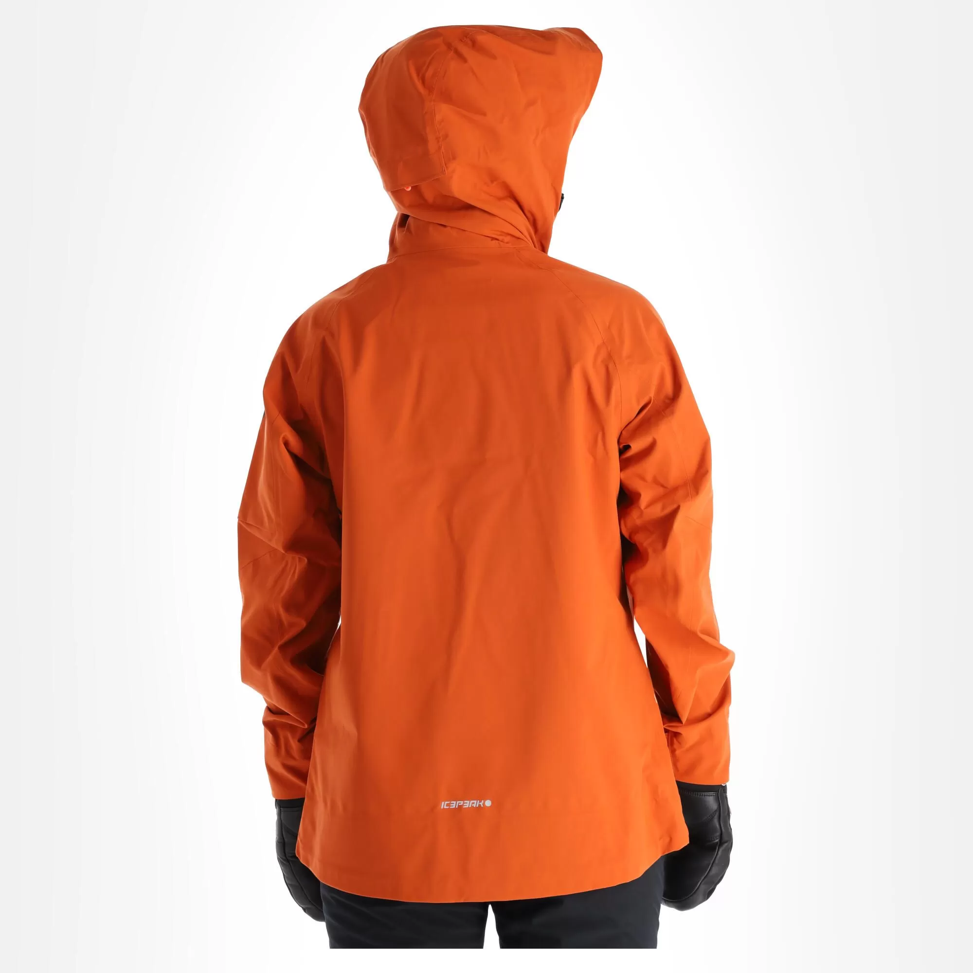 Icepeak, Manteno Hardshell Ski Jacket Women Rust Brown 5 Icepeak, Manteno Hardshell Ski Jacket Women Rust Brown - Image 3