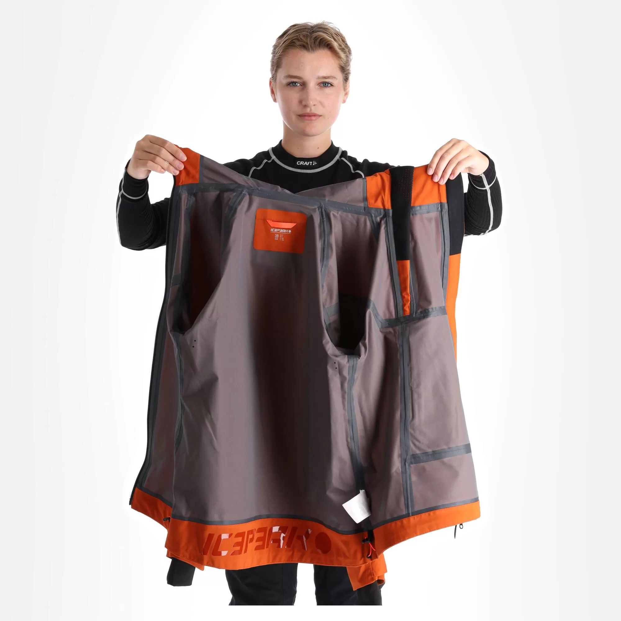 Icepeak, Manteno Hardshell Ski Jacket Women Rust Brown 7 Icepeak, Manteno Hardshell Ski Jacket Women Rust Brown - Image 5