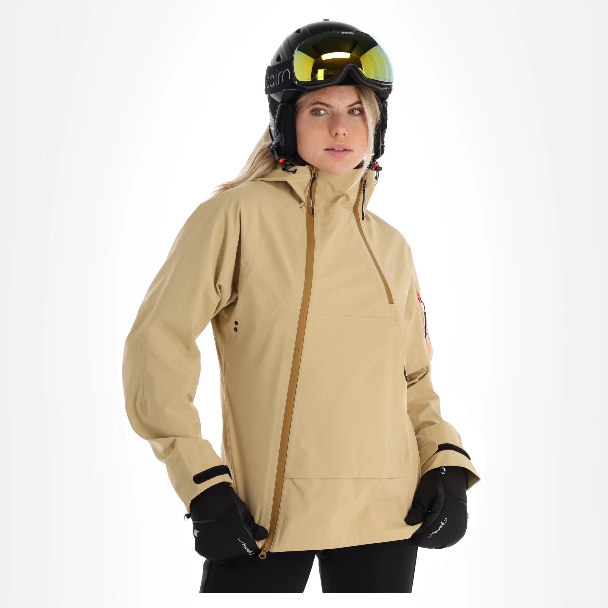 Icepeak, Manteno Hardshell Ski Jacket Women Beige 4 Icepeak, Manteno Hardshell Ski Jacket Women Beige - Image 2