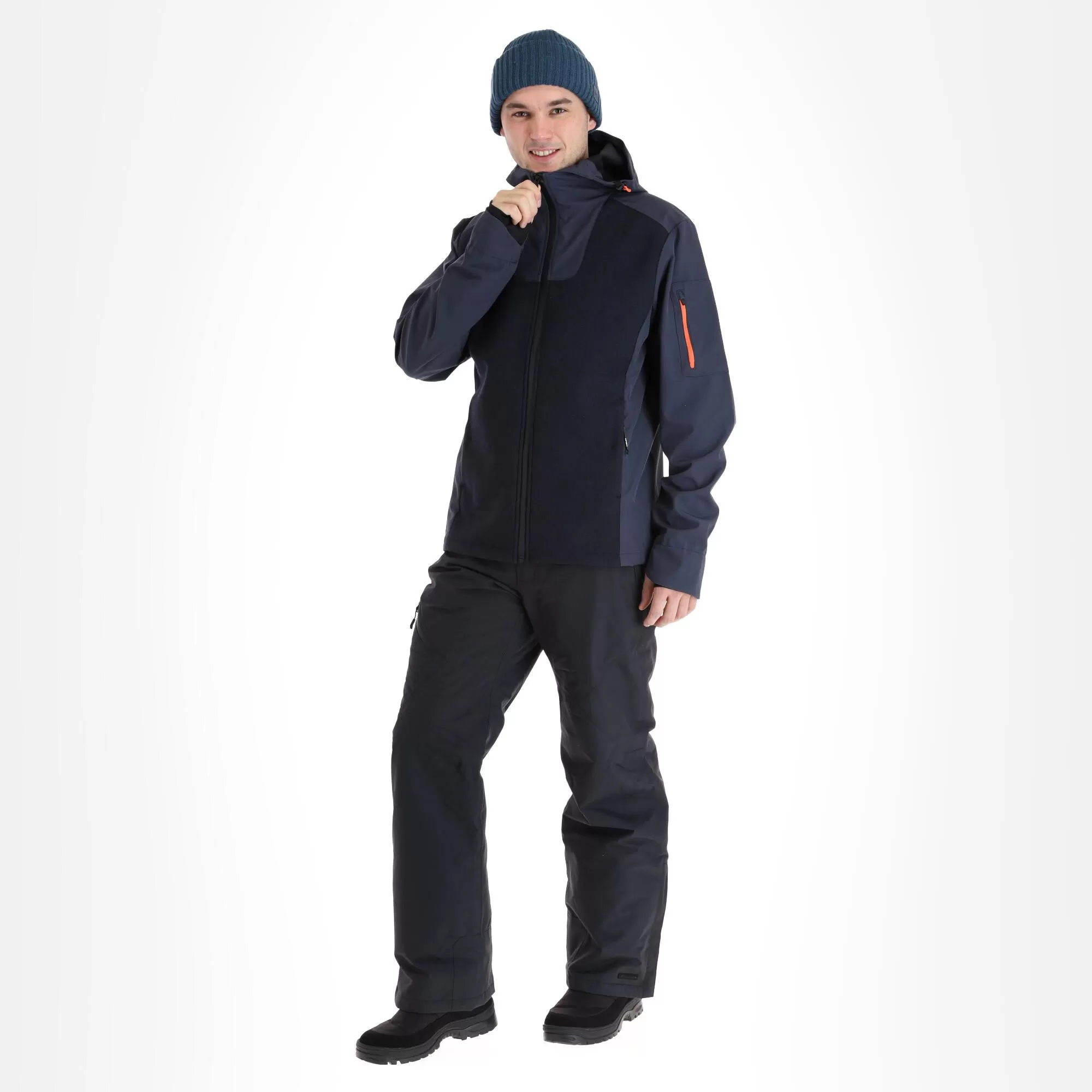 Icepeak, Mikado Softshell Ski Jacket Men Dark Blue 3 Icepeak, Mikado Softshell Ski Jacket Men Dark Blue