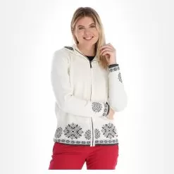 Kama, Merino Sweater Jacket Women White -Ski Online Store kama merino sweater ea vest dames wit 22kamax104v2 BI 04