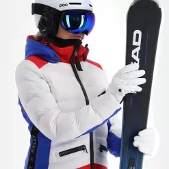 Kelly, Down Jacket Ski Jacket Women Ocean Blue, White -Ski Online Store kelly down jacket aa jas gevoerd dames ocean blauw wit 22kelly102v3 BI 05