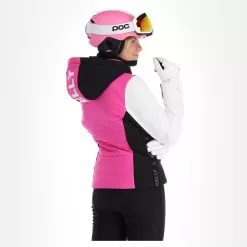 Kelly, Down Jacket Ski Jacket Women Pink, White -Ski Online Store kelly down jacket aa jas gevoerd dames roze wit 22kelly102v2 BI 03