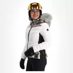 Kelly, Down Jacket Ski Jacket Women Stone White 10 Kelly, Down Jacket Ski Jacket Women Stone White -Ski Online Store kelly down jacket aa jas gevoerd dames stone wit 22kelly101v3 BI 04