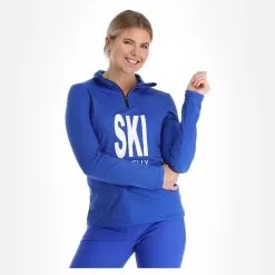Kelly, Half Zip Midlayer Pullover Women Ocean Blue 10 Kelly, Half Zip Midlayer Pullover Women Ocean Blue -Ski Online Store kelly half zip midlayer ga ski pully dames ocean blauw 22kelly106v3 BI 04