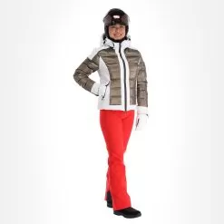 Kelly, Softshell Jacket Softshell Ski Jacket Women Goud, White