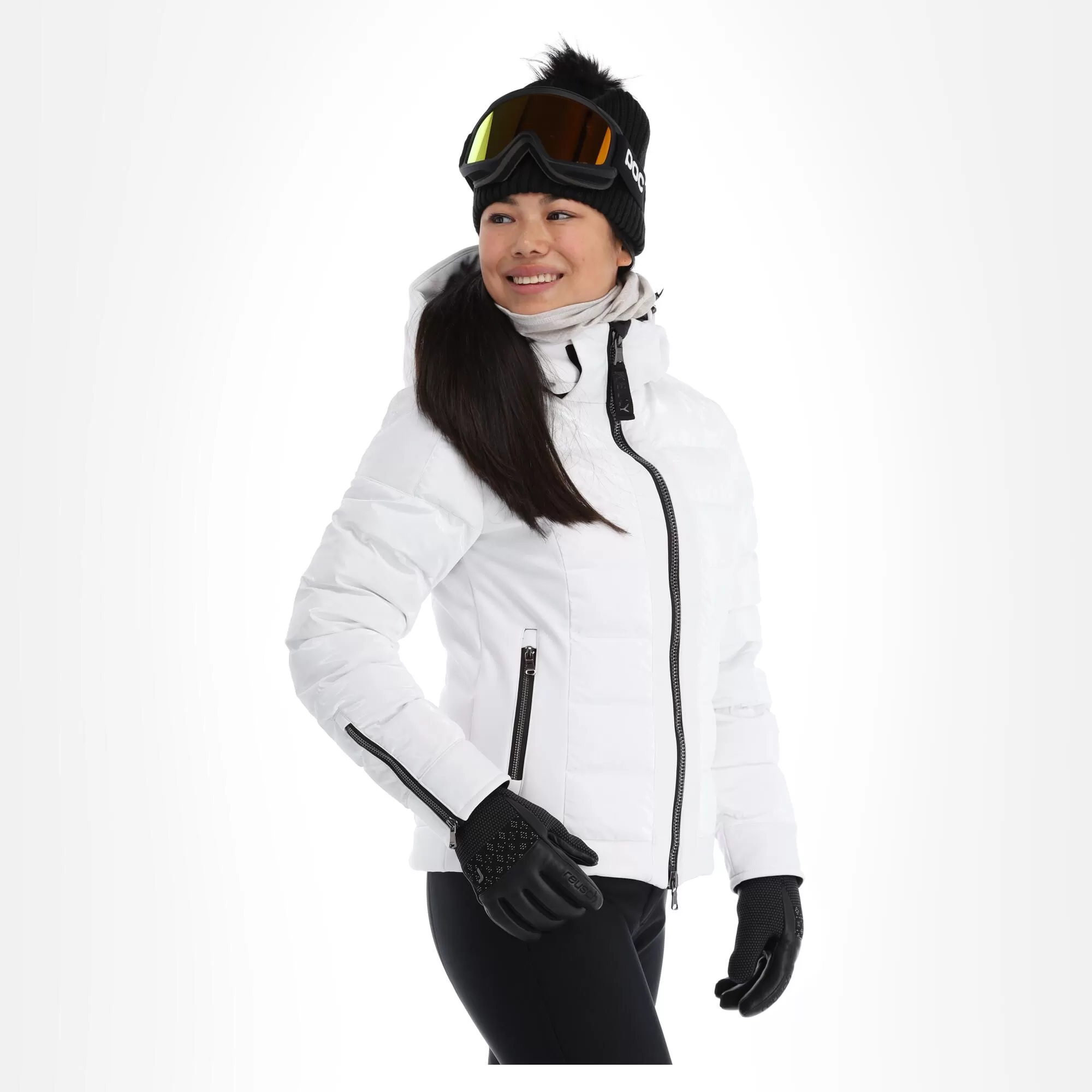 Kelly, Softshell Jacket Softshell Ski Jacket Women White 6 Kelly, Softshell Jacket Softshell Ski Jacket Women White - Image 4