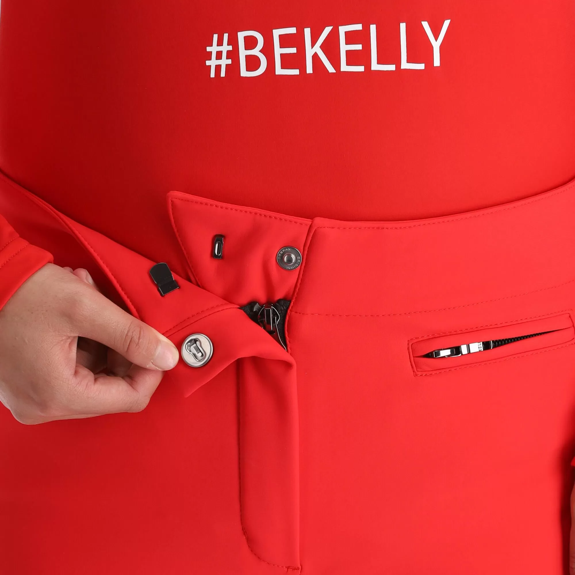 Kelly, Softshell Pants Softshell Ski Pants Women Red 7 Kelly, Softshell Pants Softshell Ski Pants Women Red - Image 5