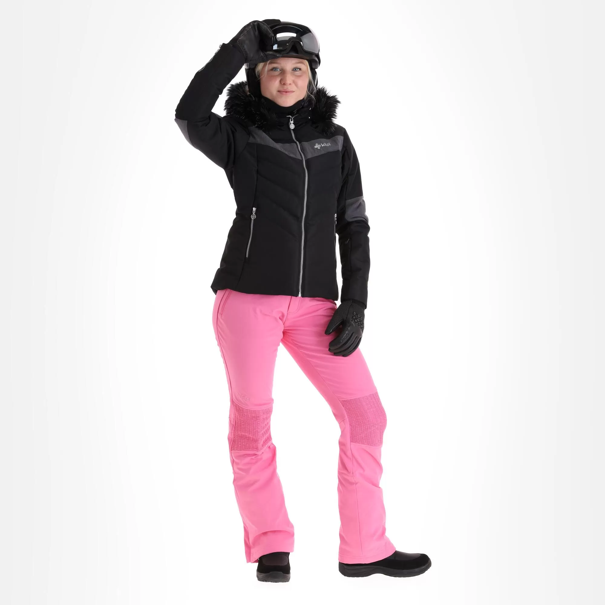 Kilpi, Alisia-W Ski Jacket Plus Size Women Black 3 Kilpi, Alisia-W Ski Jacket Plus Size Women Black