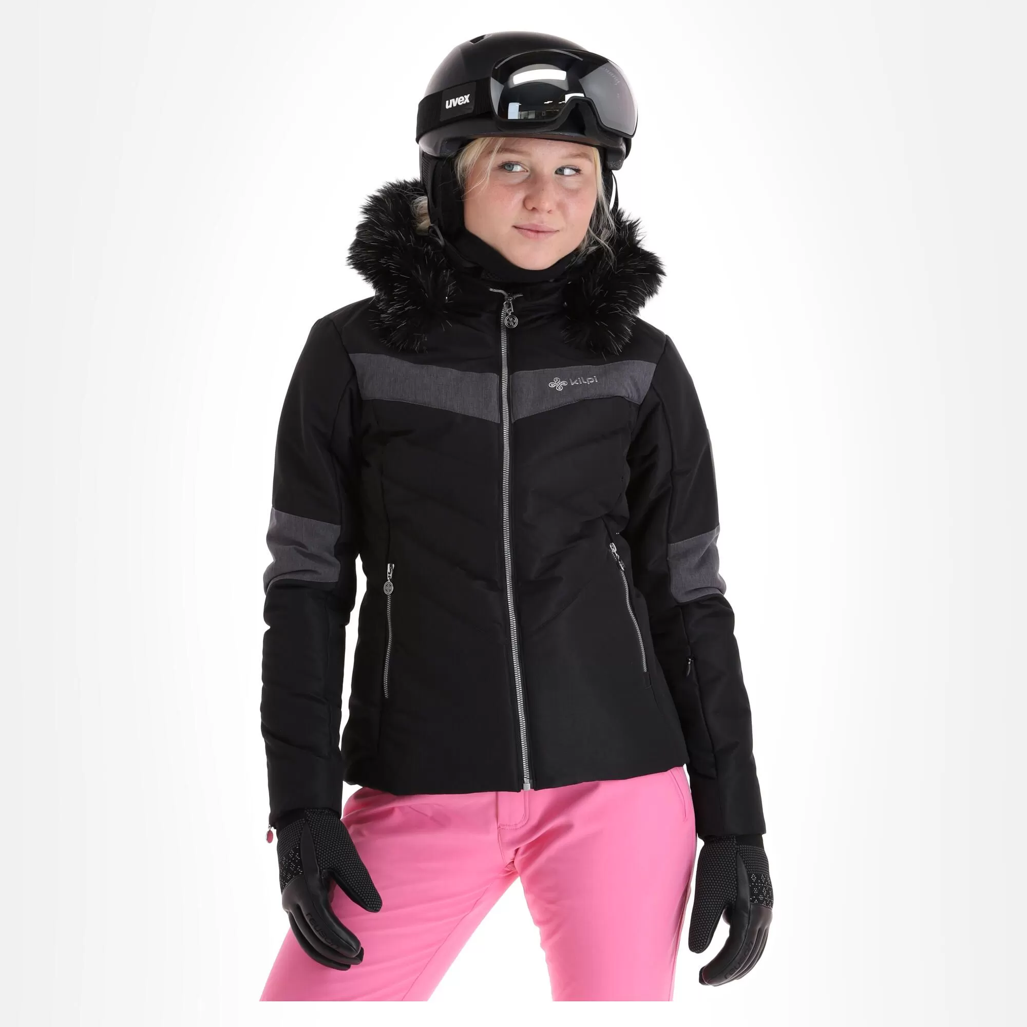 Kilpi, Alisia-W Ski Jacket Plus Size Women Black 4 Kilpi, Alisia-W Ski Jacket Plus Size Women Black - Image 2