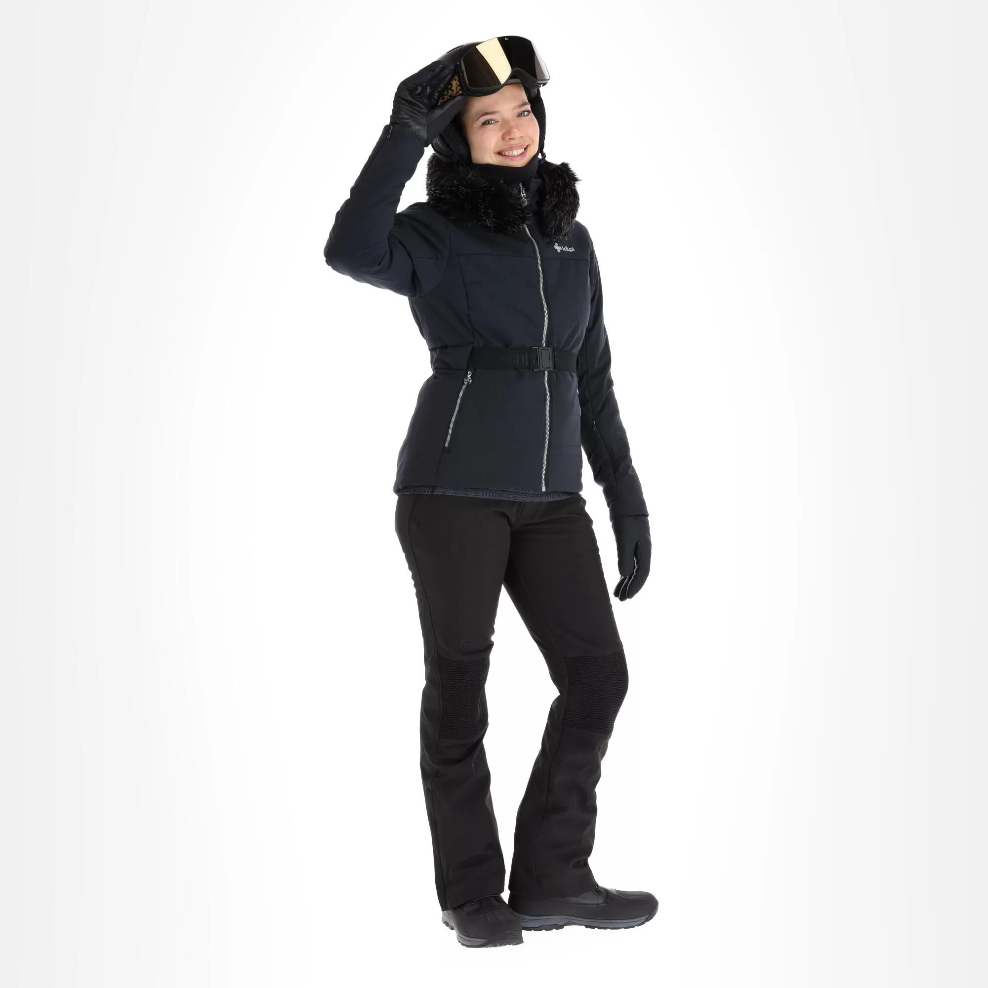 Kilpi, Carrie-W Ski Jacket Women Black 3 Kilpi, Carrie-W Ski Jacket Women Black