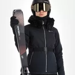 Kilpi, Carrie-W Ski Jacket Women Black 11 Kilpi, Carrie-W Ski Jacket Women Black -Ski Online Store kilpi carrie w aa jas gevoerd dames zwart 22kilpi107v1 BI 05