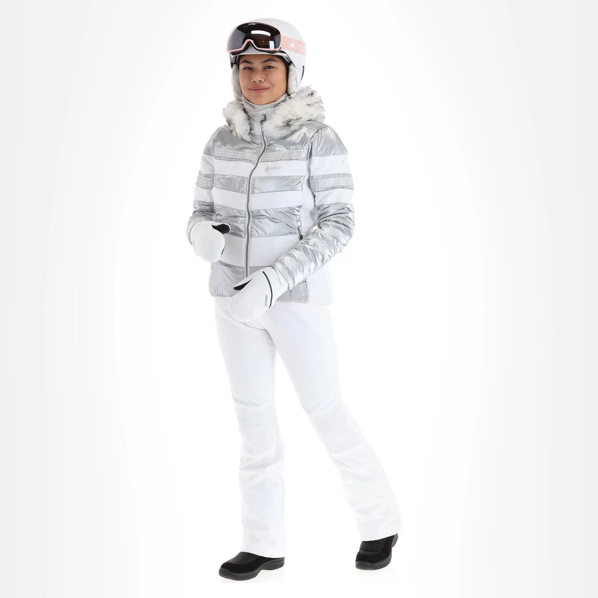 Kilpi, Dalila-W Ski Jacket Women White 3 Kilpi, Dalila-W Ski Jacket Women White