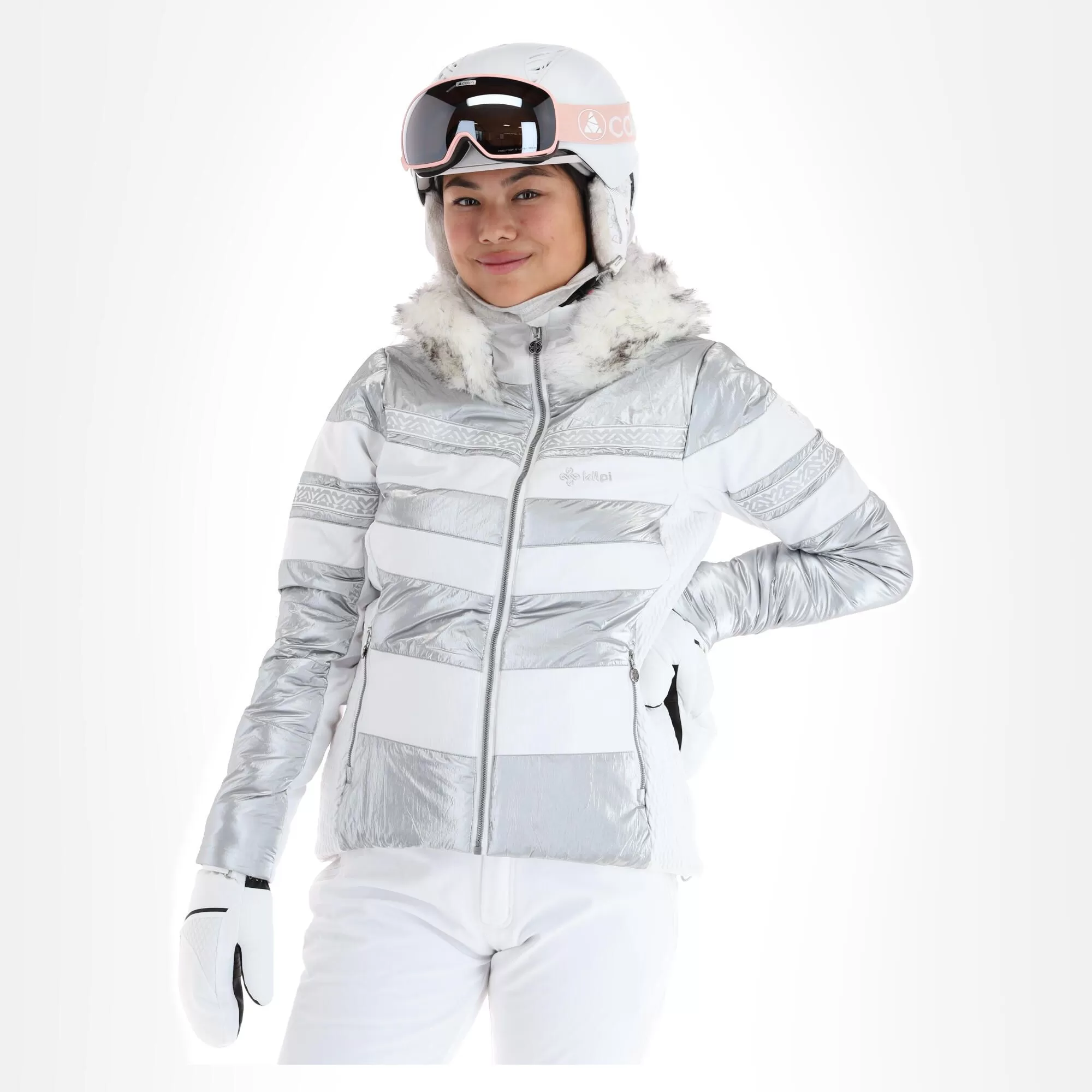 Kilpi, Dalila-W Ski Jacket Women White 4 Kilpi, Dalila-W Ski Jacket Women White - Image 2