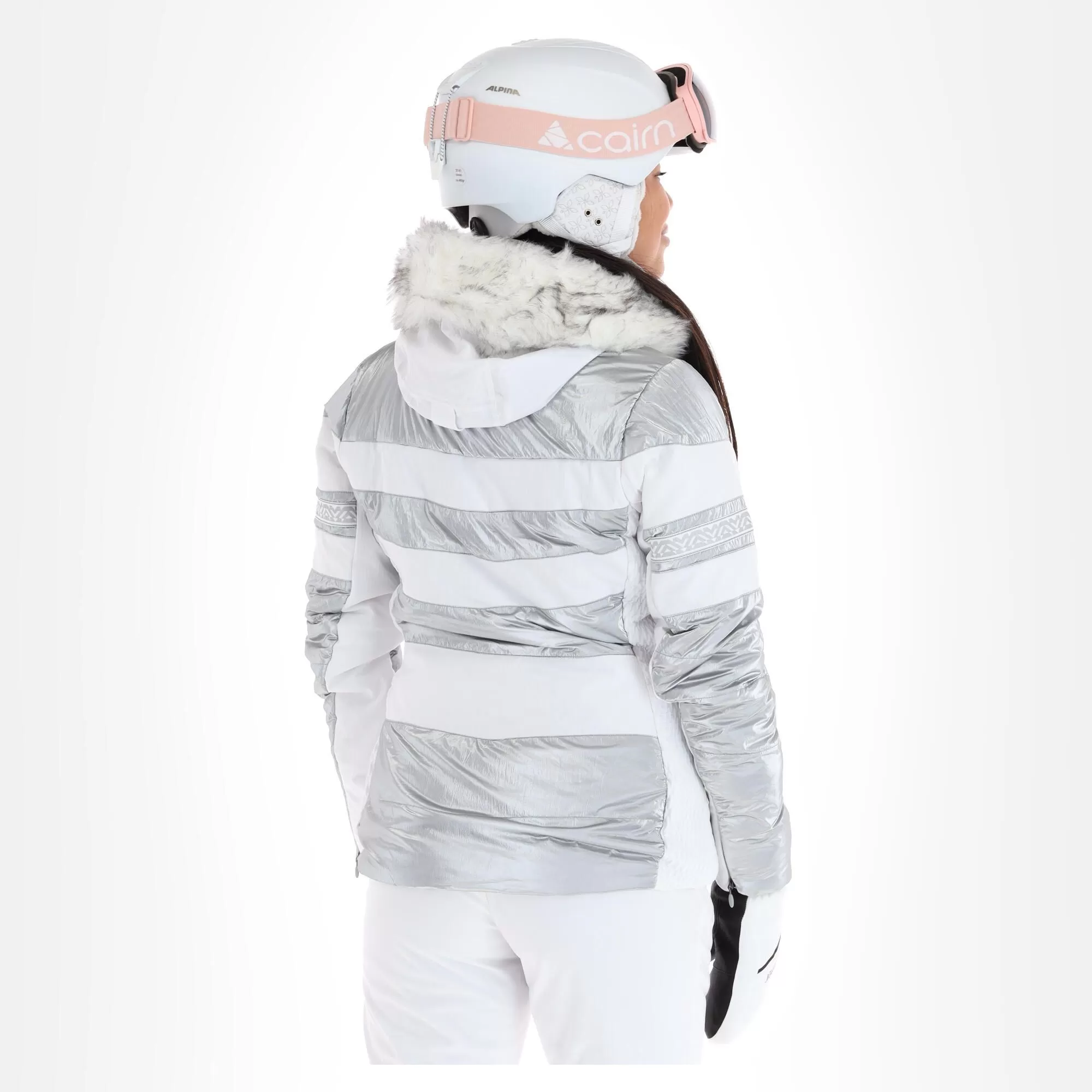 Kilpi, Dalila-W Ski Jacket Women White 5 Kilpi, Dalila-W Ski Jacket Women White - Image 3