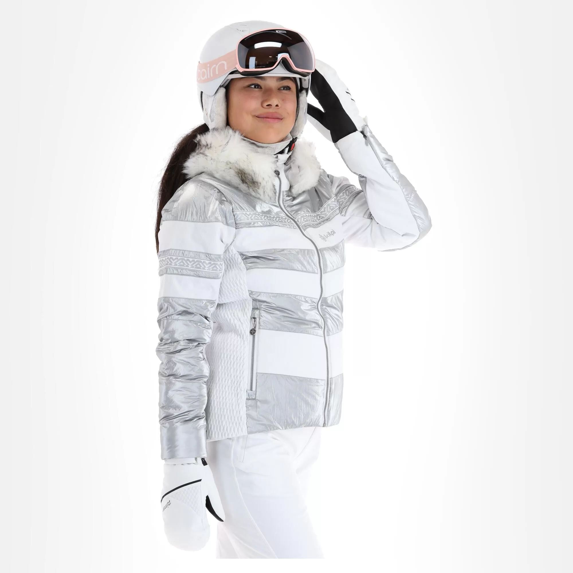 Kilpi, Dalila-W Ski Jacket Women White 6 Kilpi, Dalila-W Ski Jacket Women White - Image 4