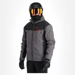 Kilpi, Flip-M Ski Jacket Men Dark Grey -Ski Online Store kilpi flip m aa jas gevoerd heren dark grijs 22kilpi141v1 BI 02