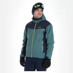 Kilpi, Flip-M Ski Jacket Men Dark Green -Ski Online Store kilpi flip m aa jas gevoerd heren dark groen 22kilpi141v3 BI 02