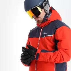 Kilpi, Flip-M Ski Jacket Men Red -Ski Online Store kilpi flip m aa jas gevoerd heren rood 22kilpi141v2 BI 05