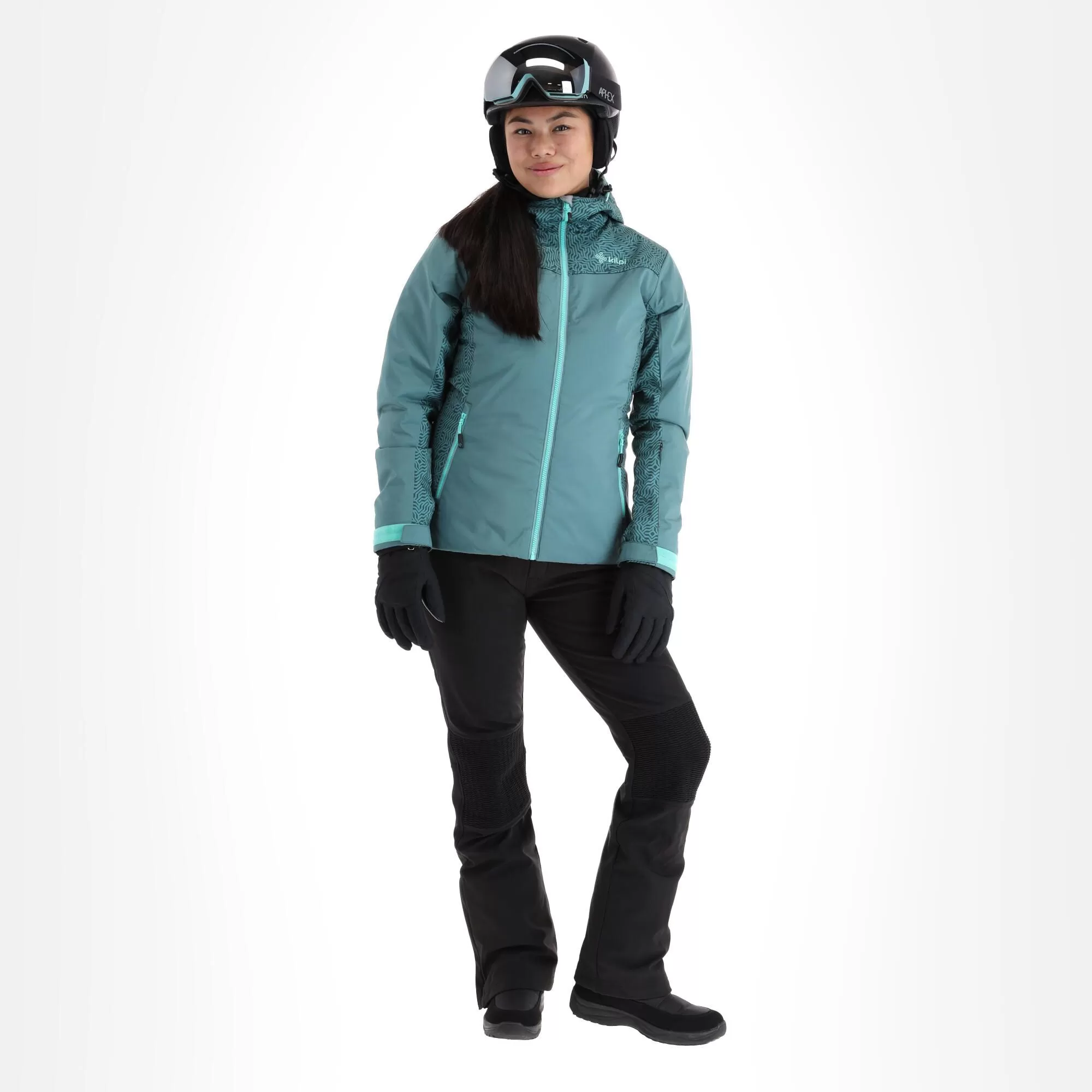 Kilpi, Flip-W Ski Jacket Women Dark Green 3 Kilpi, Flip-W Ski Jacket Women Dark Green