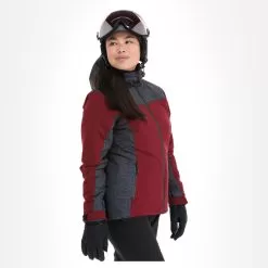 Kilpi, Flip-W Ski Jacket Women Dark Red -Ski Online Store kilpi flip w aa jas gevoerd dames dark rood 22kilpi108v1 BI 04