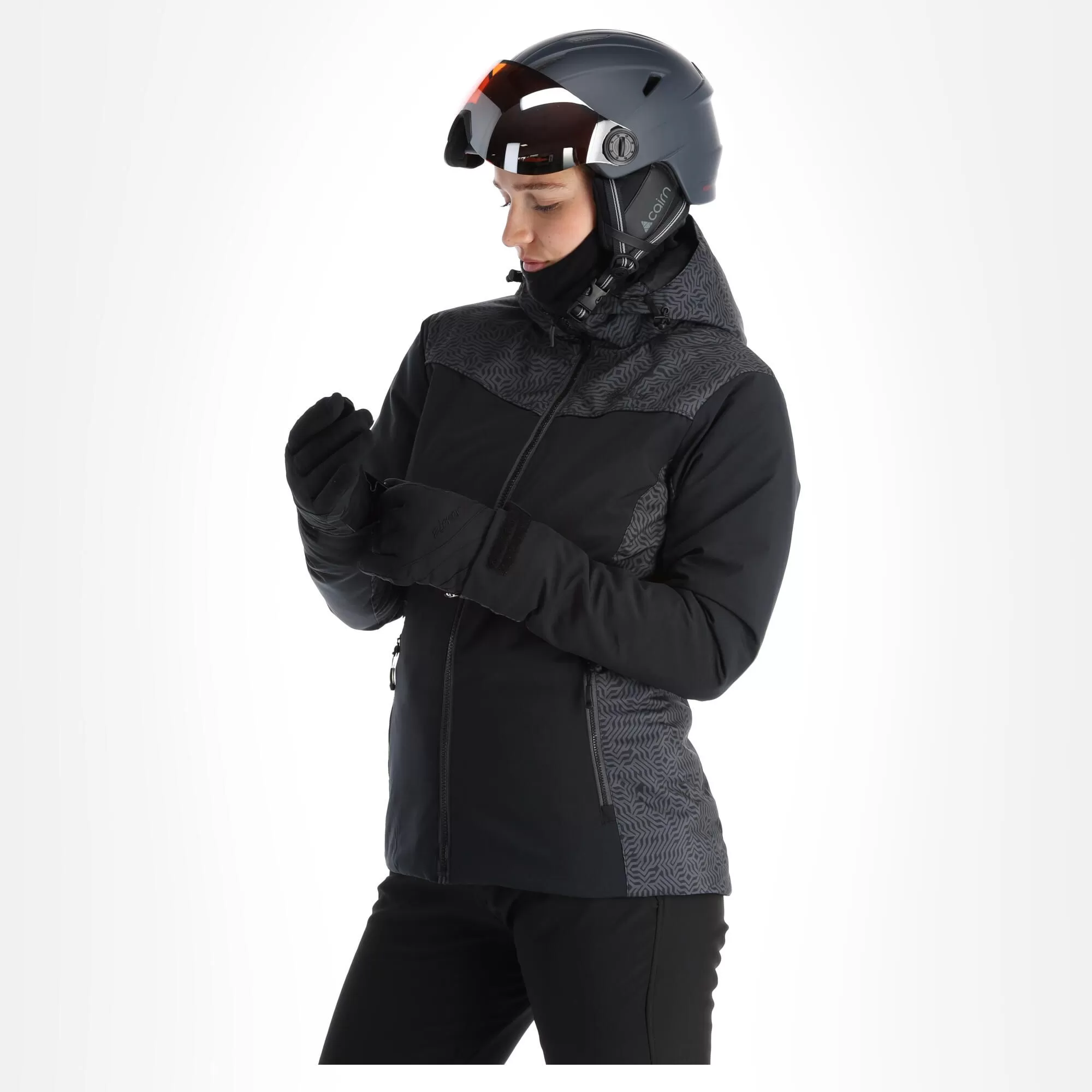 Kilpi, Flip-W Ski Jacket Women Black 6 Kilpi, Flip-W Ski Jacket Women Black - Image 4