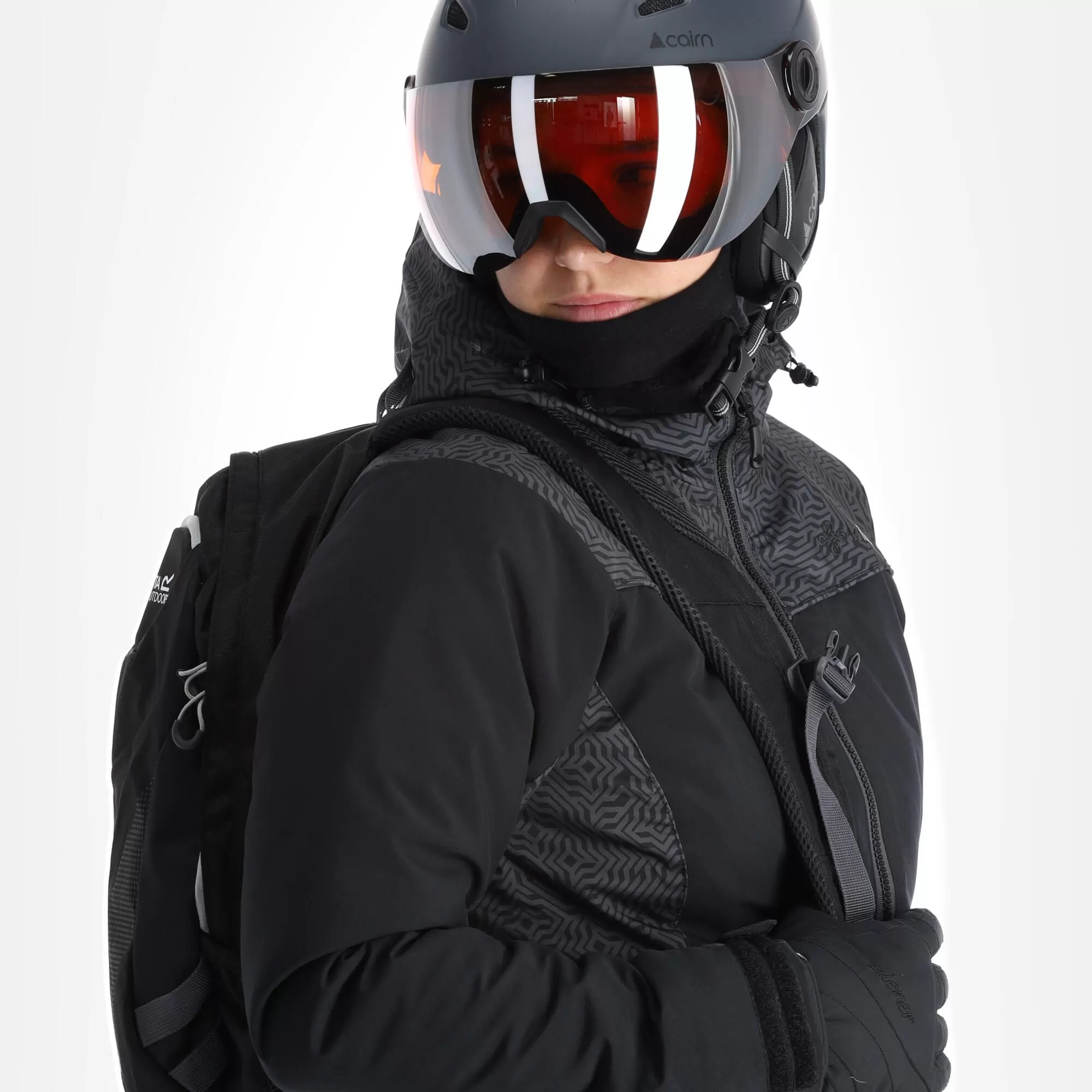 Kilpi, Flip-W Ski Jacket Women Black 7 Kilpi, Flip-W Ski Jacket Women Black - Image 5