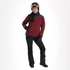 Kilpi, Flip-W Ski Jacket Plus Size Women Dark Red